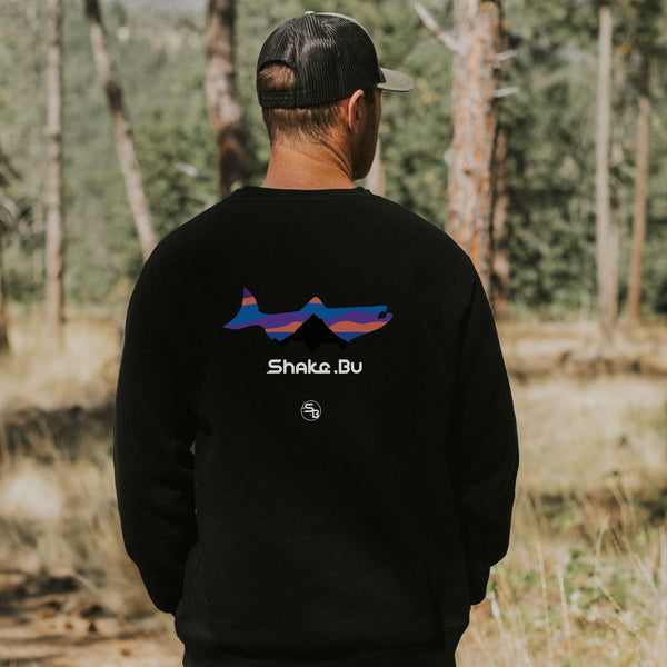 Salmon Graphic Logo Crewneck Sweatshirt