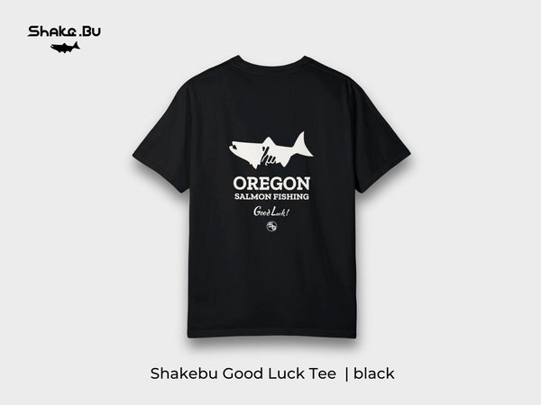 サーモンフィッシャーのための幸運釣りTシャツ、釣り人へのギフトシャツ、お父さんへの釣り愛好家へのギフトのための釣りテーマTシャツ